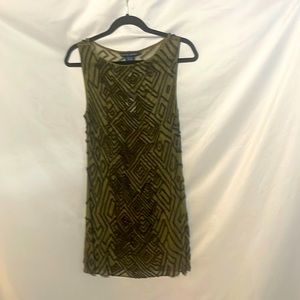 Ralph Lauren beaded sheer dress